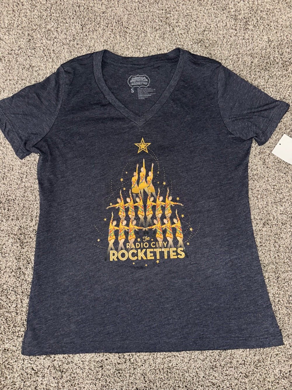 Rockettes Christmas Spectacular Charcoal Grey Graphic Tee